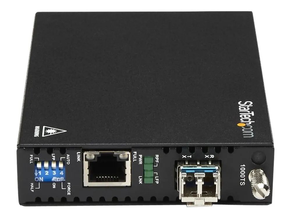 StarTech.com Gigabit Ethernet Kupfer auf LWL Medienkonverter