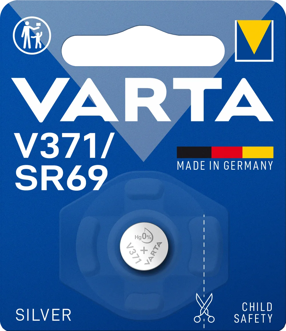 VARTA SILVER Coin V371/SR69 Blister 1