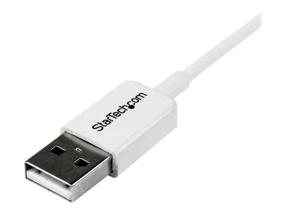 StarTech.com 2m USB 2.0 A auf Micro USB B Kabel - USB A / Micro B Datenkabel / Anschlusskabel - Weiß - USB-Kabel - Micro-USB Typ B (M)