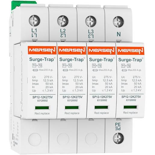 Mersen Ü-ABLEITER T1+2 275V 4P TNS+FM / MERSEN STPT12-12K275V-4PM 83120145