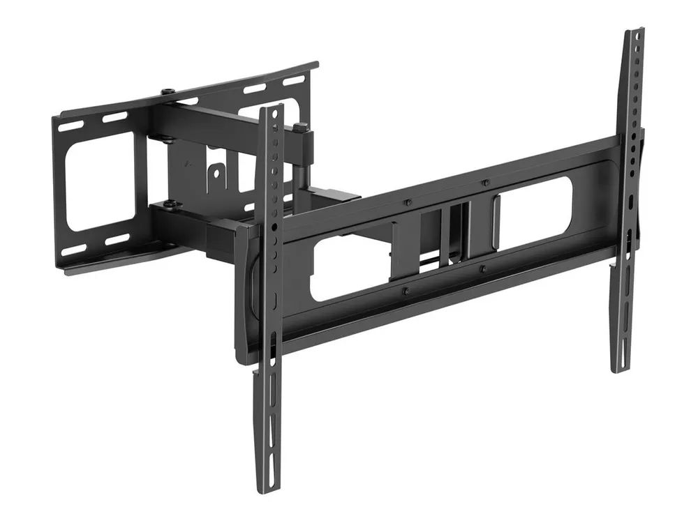 VivoLink Befestigungskit (Adapterplatte, einstellbarer Montagearm) - für Flachbildschirm - basic, large - Stahl - Schwarz - Bildschirmgröße: 94-229 cm (37"-90")