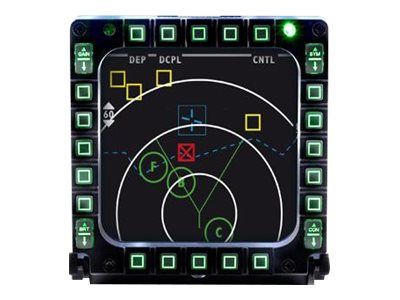 ThrustMaster MFD Cougar Pack - Flugsimulator-Instrumentenbrett - 20 Tasten - kabelgebunden (Packung mit 2)