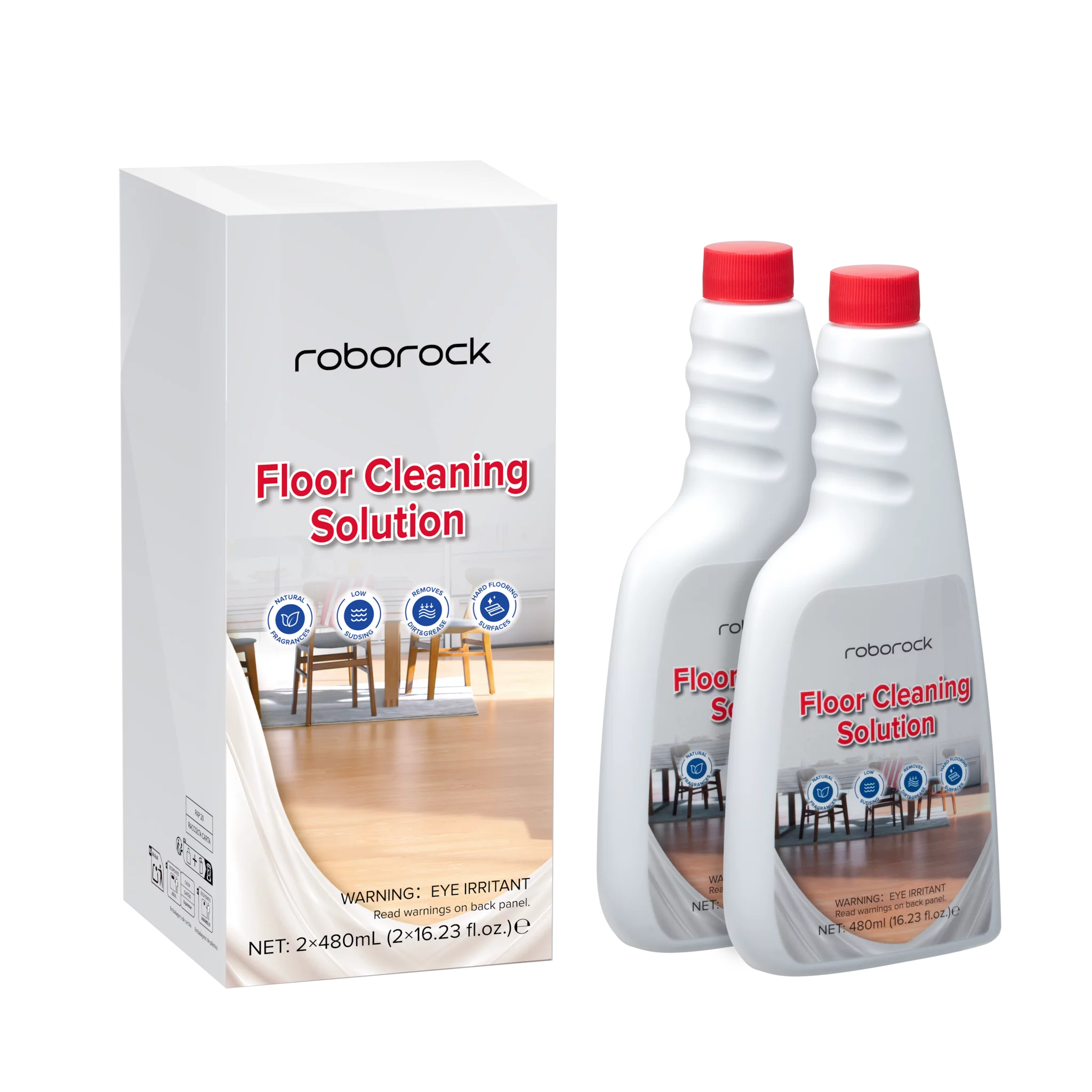 Roborock 81RBKF Floor Cleaning Fluid 480ml - 2 pack