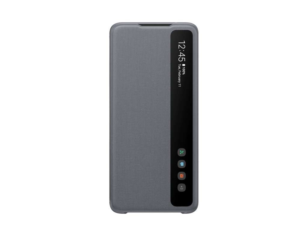 Samsung Clear View Cover "EF-ZG988" für Galaxy S20 Ultra, Grau