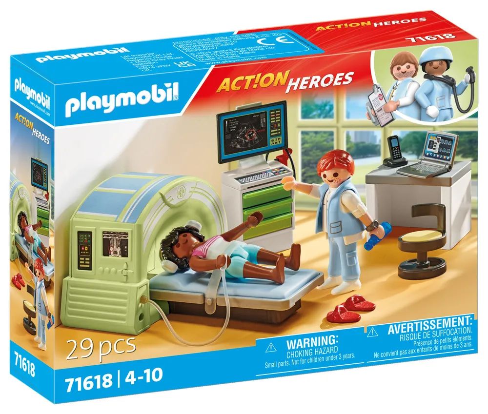 PLAYMOBIL 71618 Action Heroes MRT mit Patient