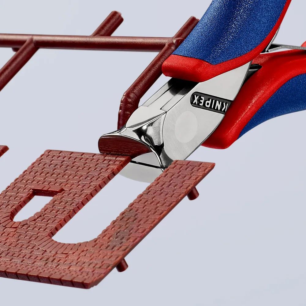 KNIPEX Elektronik-Vornschneider mit Mehrkomponenten-Hüllen 115 mm