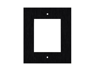 2N Telecommunications 2N 1 Module - Befestigungsrahmen - Schwarz