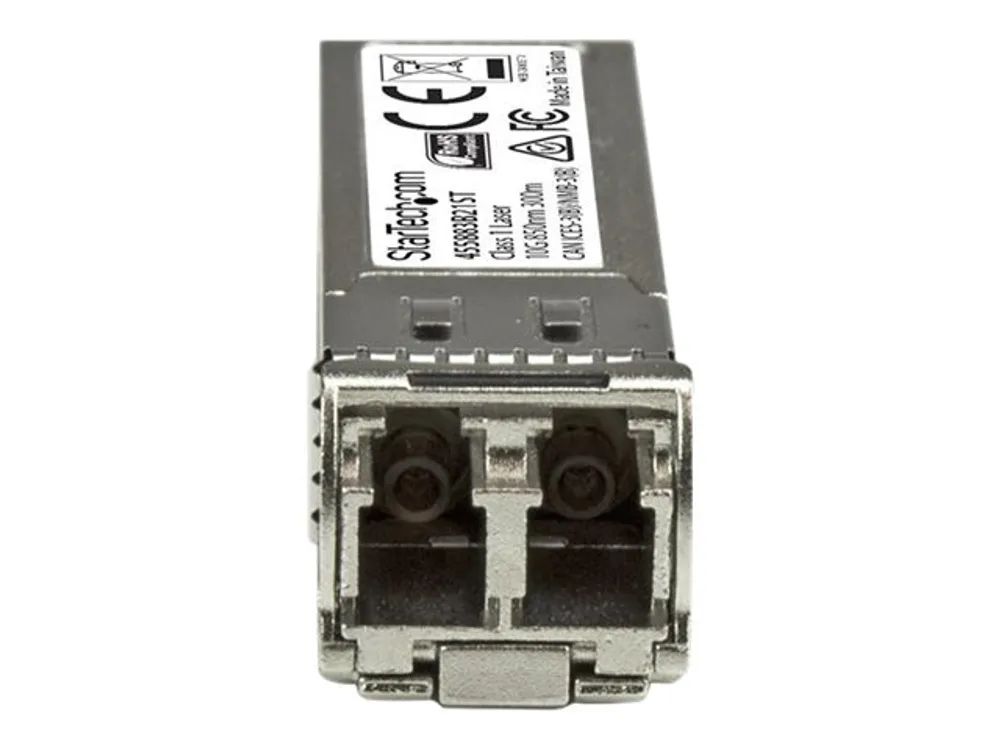 StarTech.com 10 Gigabit LWL SFP+ Transceiver Modul - HP 455883-B21 Kompatibel - MM LC mit DDM - 300m - 10GBase-SR - SFP+-Transceiver-Modul (gleichwertig mit: HP 455883-B21)