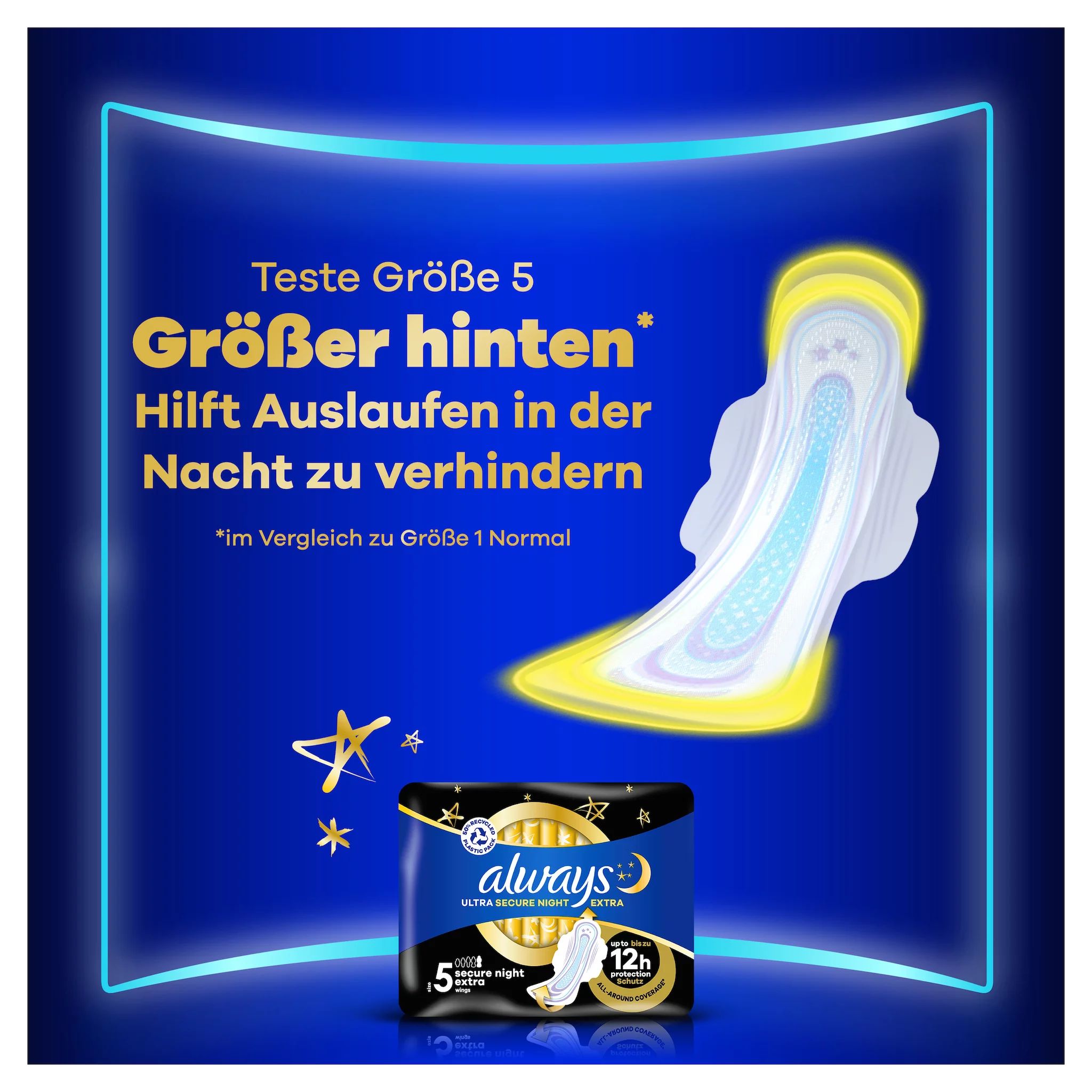 always Ultra Binde Long mit Flügeln 