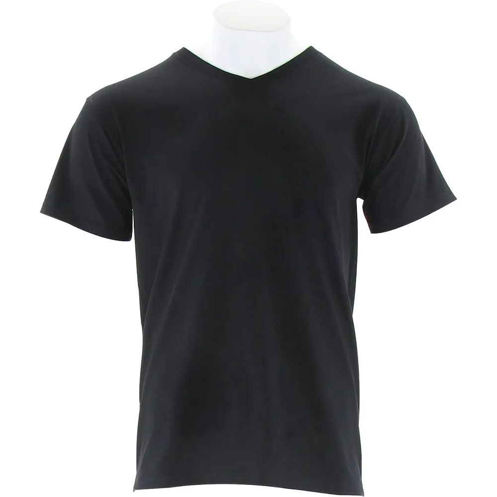 FRUIT OF THE LOOM T-Shirt V-Neck Type F270 schwarz L