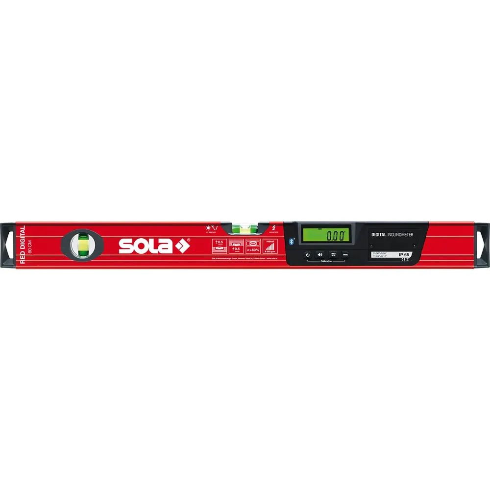 SOLA Elektronische Neigungswasserwaage RED 60 digital Länge 600 mm