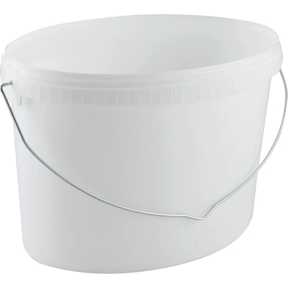 Zaruba Hermann  Eimer Oval 5,5L weiß mit Bügel ohne Deckel