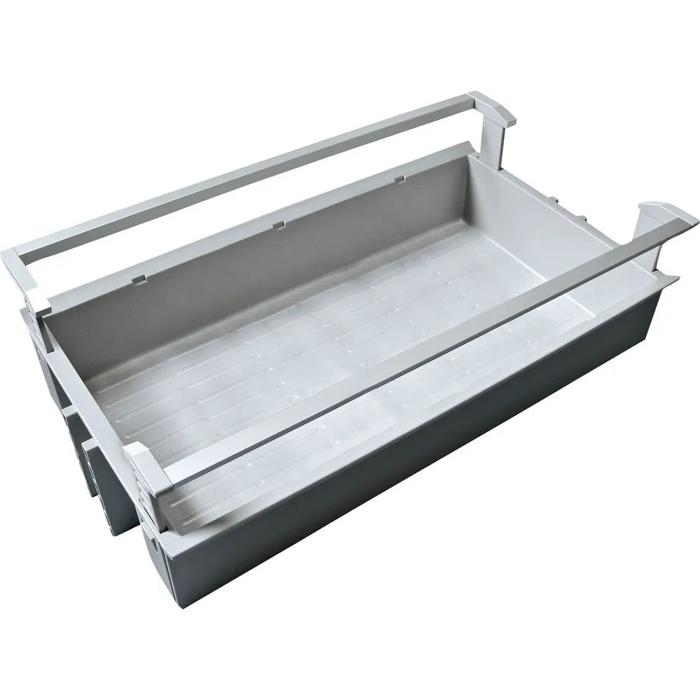NINKA Ablage VS TAL Larder KB 300 mm mit Reling Alugrau