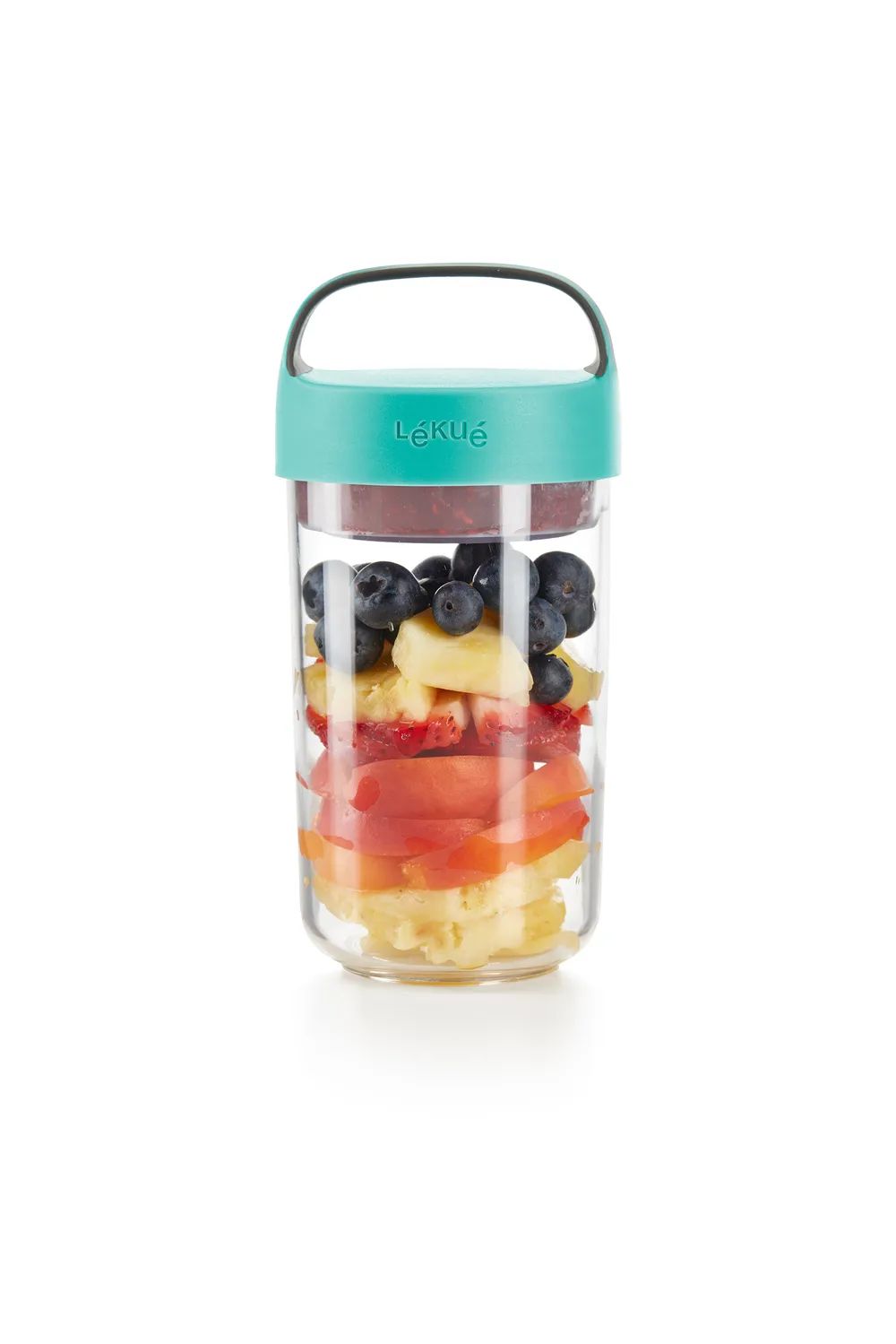 Lékué Becher To Go 600 ml - Turquoise