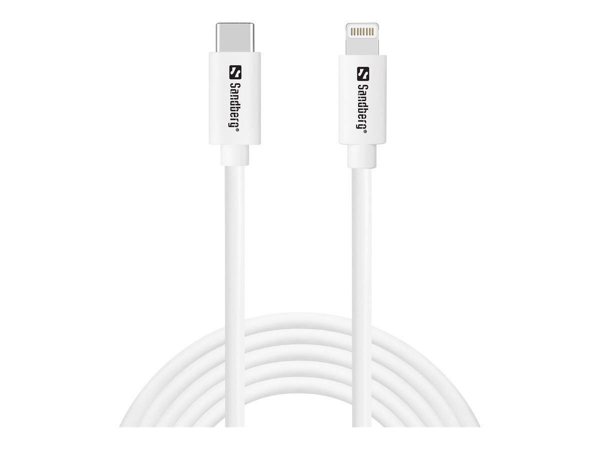 SANDBERG Lightning-Kabel - Lightning männlich zu 24 pin USB-C männlich