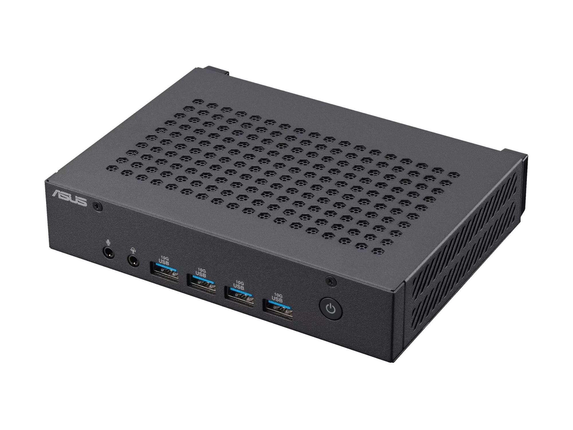 ASUS ExpertCenter PN43 SN100AD - Mini-PC - N-series N100 - RAM 4 GB - SSD 128 GB - NVMe - UHD Graphics - Wi-Fi 6E, 1GbE, 2.5GbE, Bluetooth 5.2 - WLAN: 802.11a/b/g/n/ac/ax (Wi-Fi 6E)