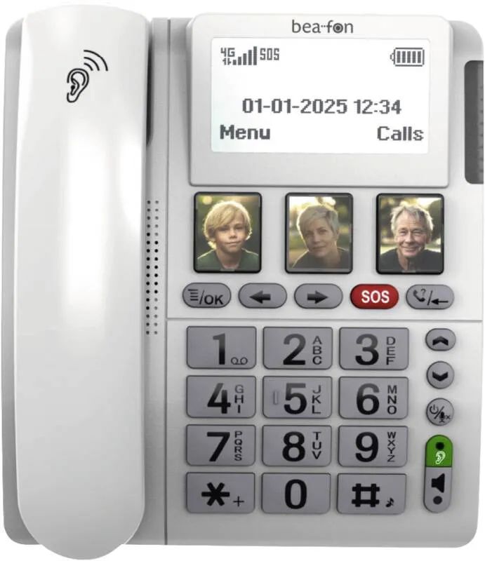 Beafon ML10 LTE mit SOS-Armband-Halskette 433 MHz