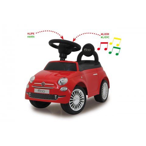 Jamara Rutscher Fiat 500 rot