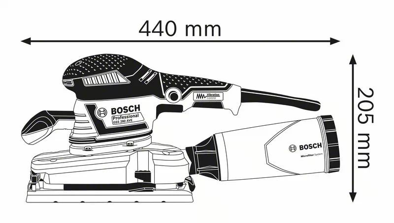 Bosch Professional GSS 280 AVE