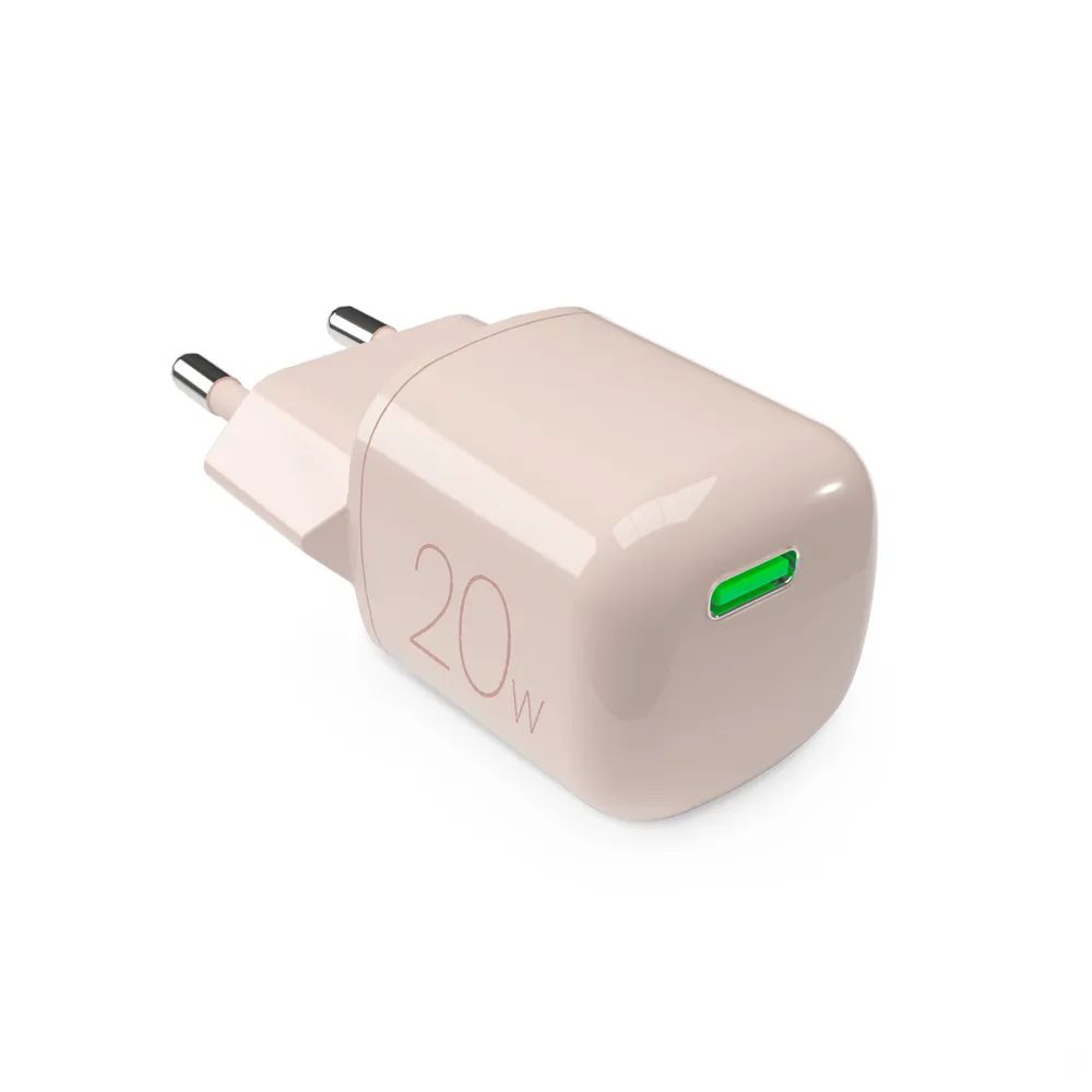 PURO GaN Netzlader, 1x USB-C PD, 20W beige