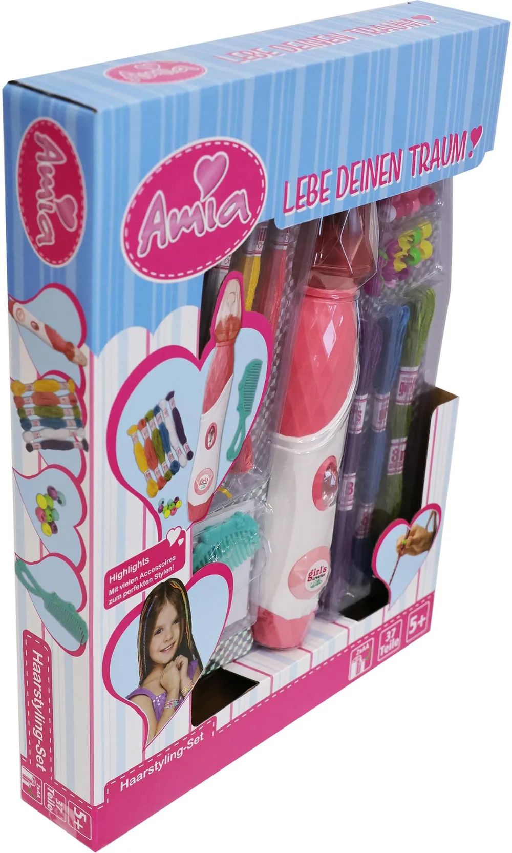 VEDES Großhandel GmbH - Ware AM Haarstyling-Set, 37-teilig
