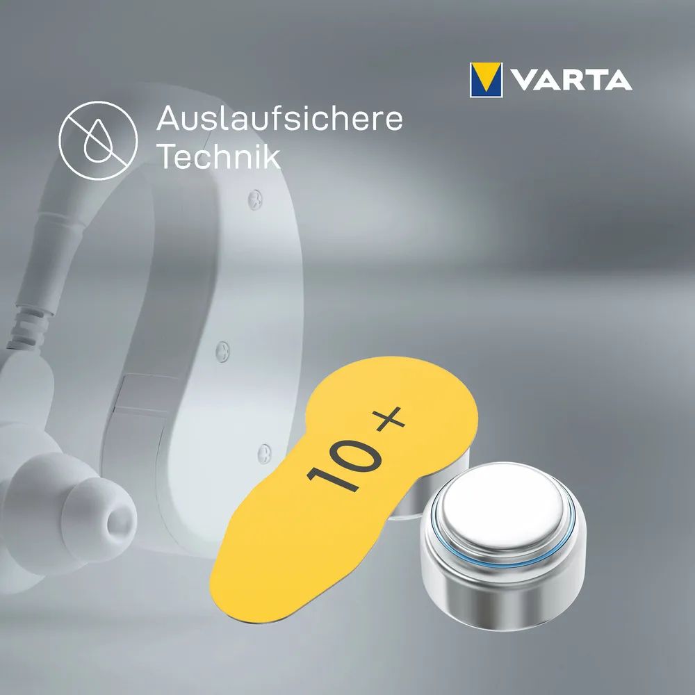 VARTA Hearing Aid Batteries 10 Blister 8