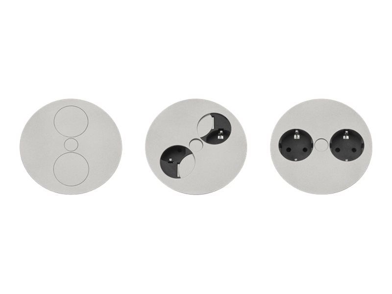 Bachmann Twist - Steckdosenleiste - Eingabe, Eingang CEE 7/7 - Ausgangsanschlüsse: 1 (CEE 7/3, 2 x USB)