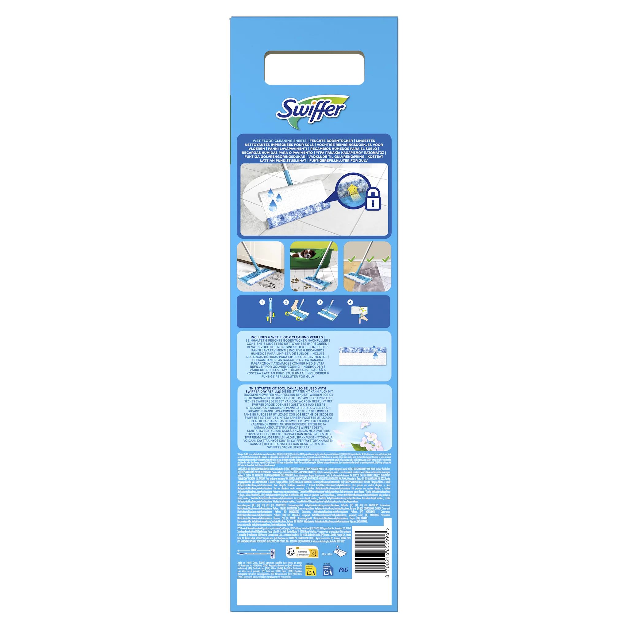 Swiffer Boden Starterset Blue