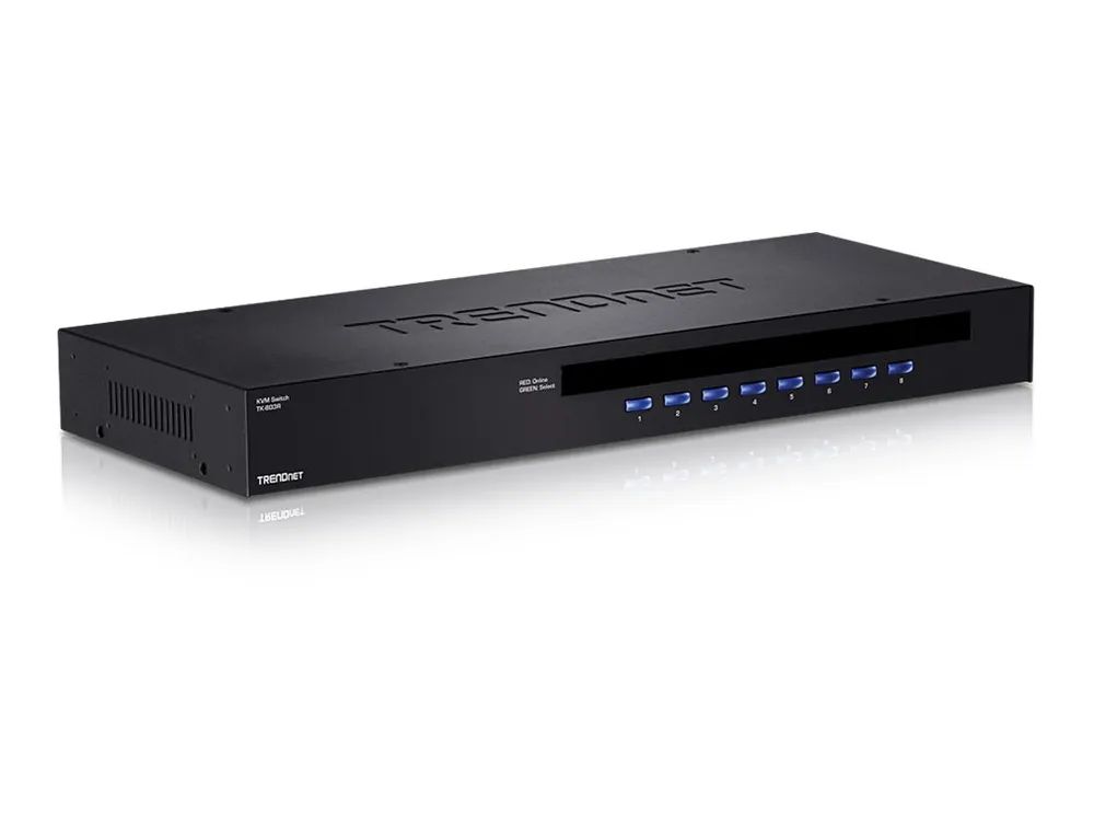 TRENDnet TK 803R - KVM-Switch - 8 x KVM port(s)
