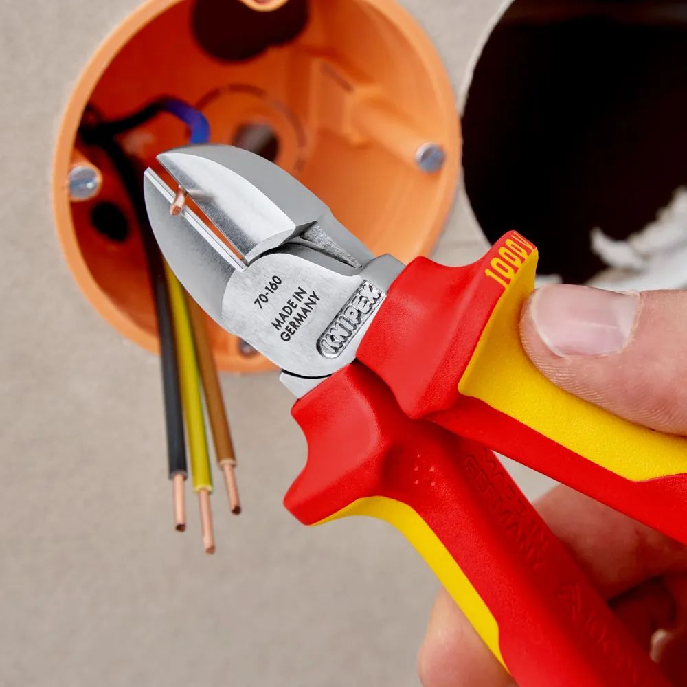 KNIPEX Seitenschneider isoliert mit 2K-Hüllen 160 mm