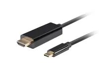 Lanberg CA-CMHD-10CU-0030-BK - 3 m - USB Typ-C - HDMI - Männlich - Männlich - Gerade