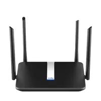 CUDY X6 - Wi-Fi 6 (802.11ax) - Dual-Band (2,4 GHz/5 GHz) - Eingebauter Ethernet-Anschluss - Schwarz - Tabletop-Router