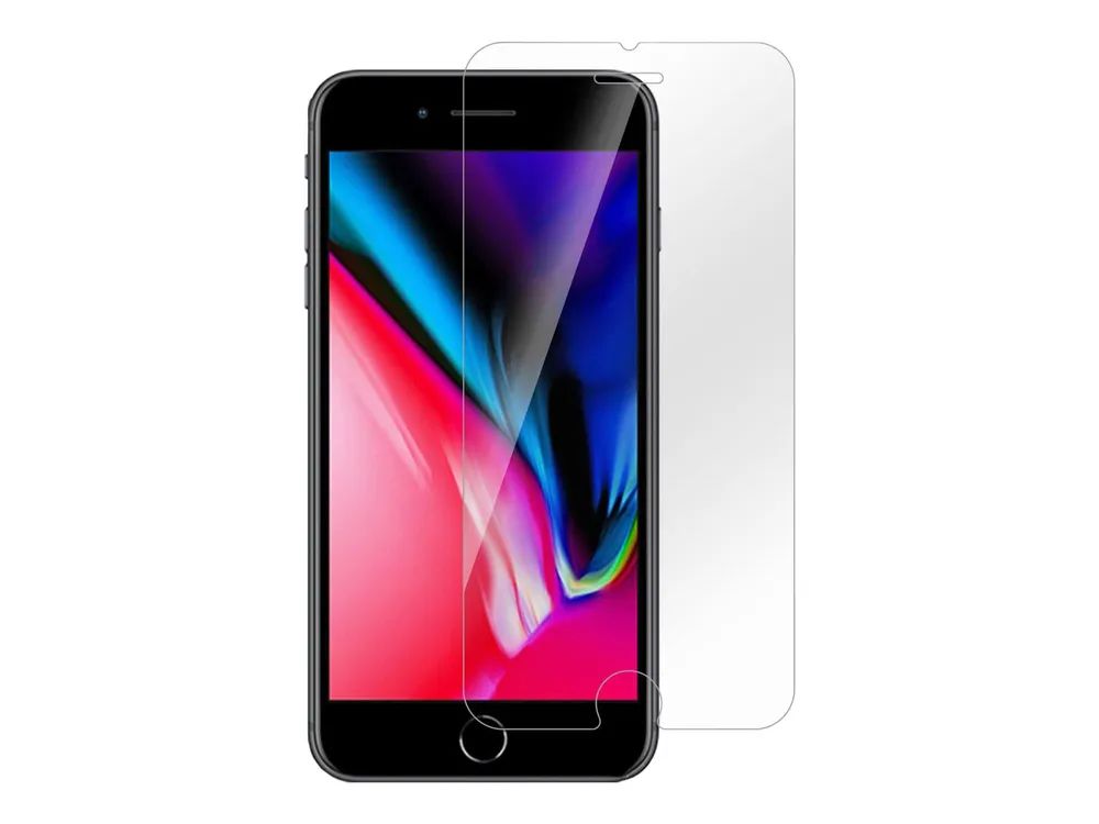 eSTUFF Titan Shield - Bildschirmschutz für Handy - Glas - durchsichtig - für Apple iPhone SE (2. Generation)
