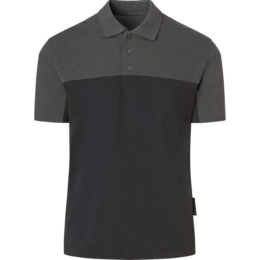 KÜBLER Polo-Shirt UV 40 Form 5221 schwarz/dunkelgrau XXL