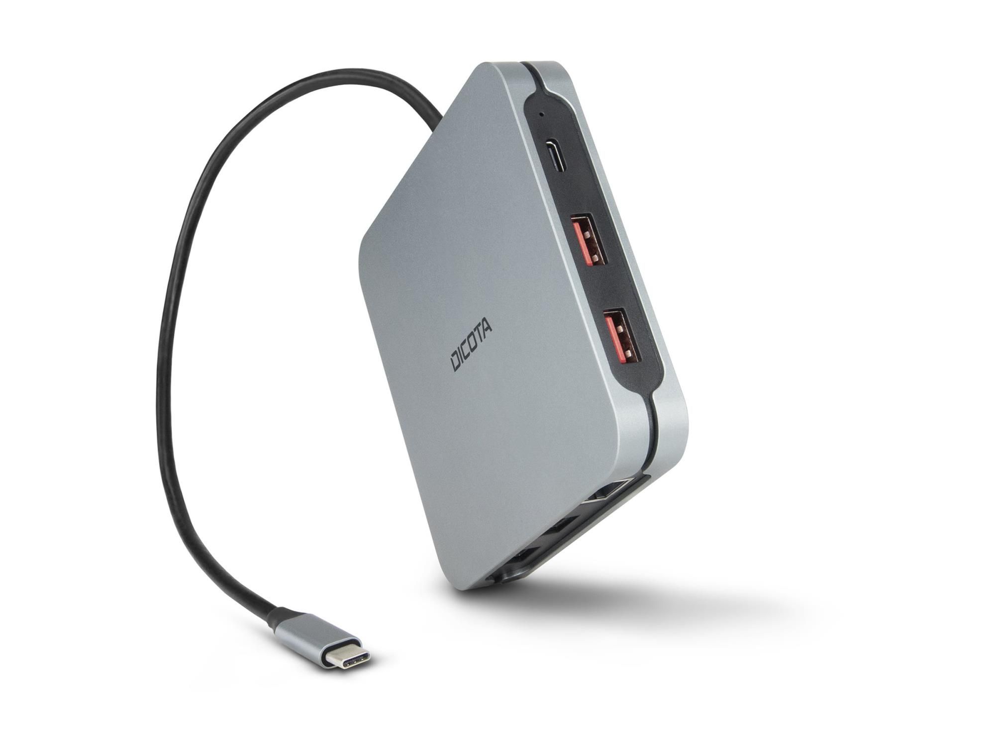Dicota 10-in-1 - Dockingstation - für Laptop, Tablet