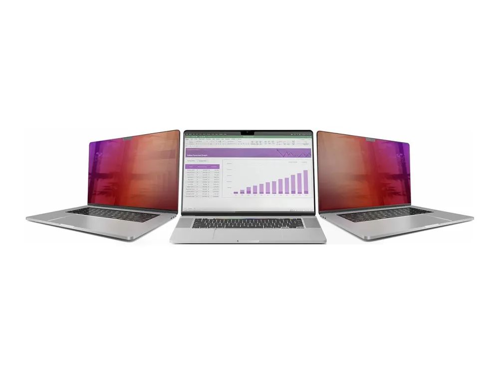 StarTech.com 16-inch MacBook Pro 21/23 Privacy Screen, Gold Filter w/Enhanced Privacy, Computer Security Shield, Double-Sided Screen Protector, +/- 30 Deg. - Blickschutzfilter für Notebook (horizontal)