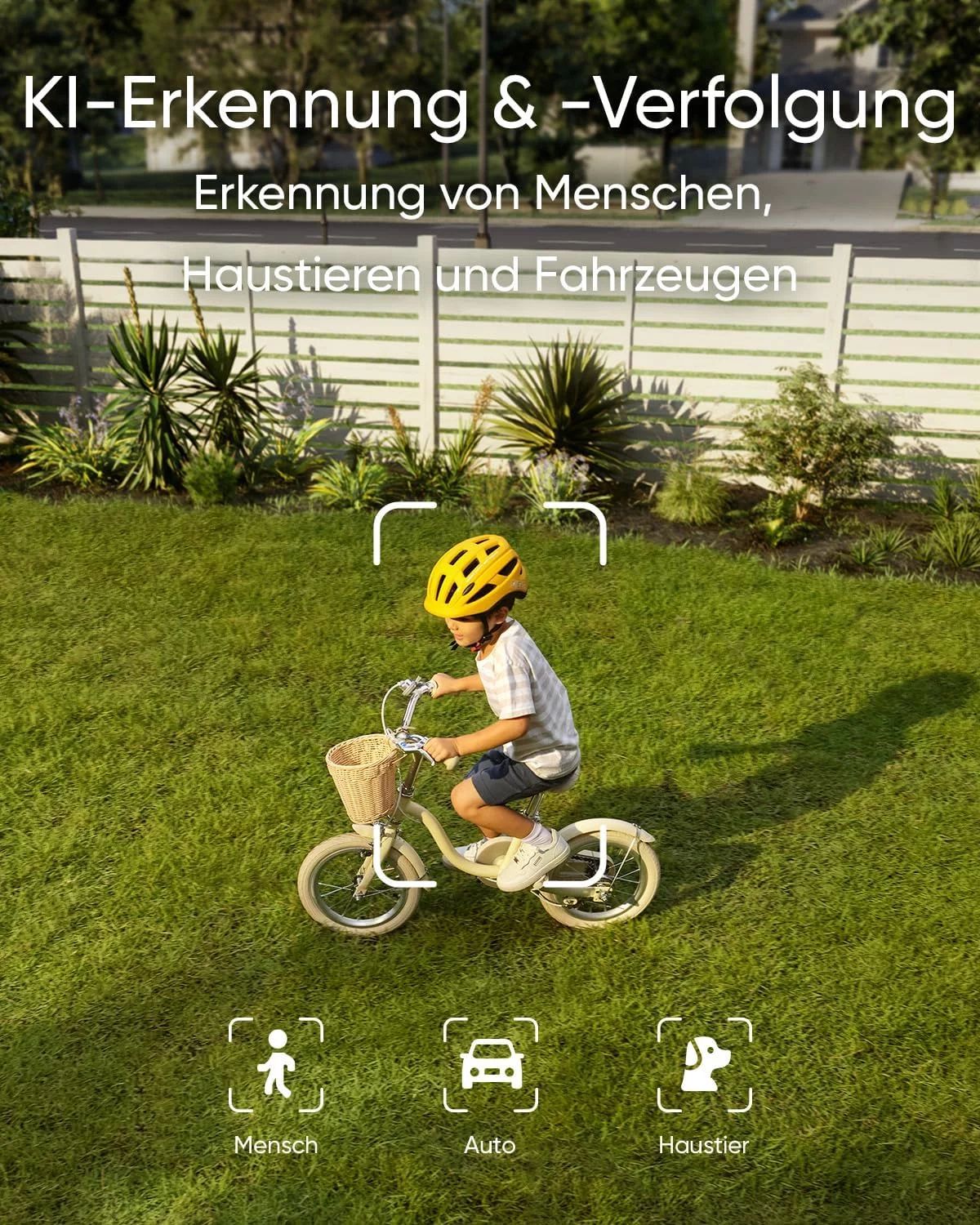 Eufy Floodlight E340 - Netzwerk-Überwachungskamera - schwenken / neigen - Außenber
