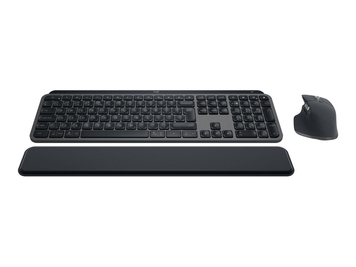 Logitech MX Keys S Combo - Tastatur-und-Maus-Set - hinterleuchtet - kabellos - Bluetooth LE - Nordisch (Dänisch/Finnisch/Norwegisch/Schwedisch)