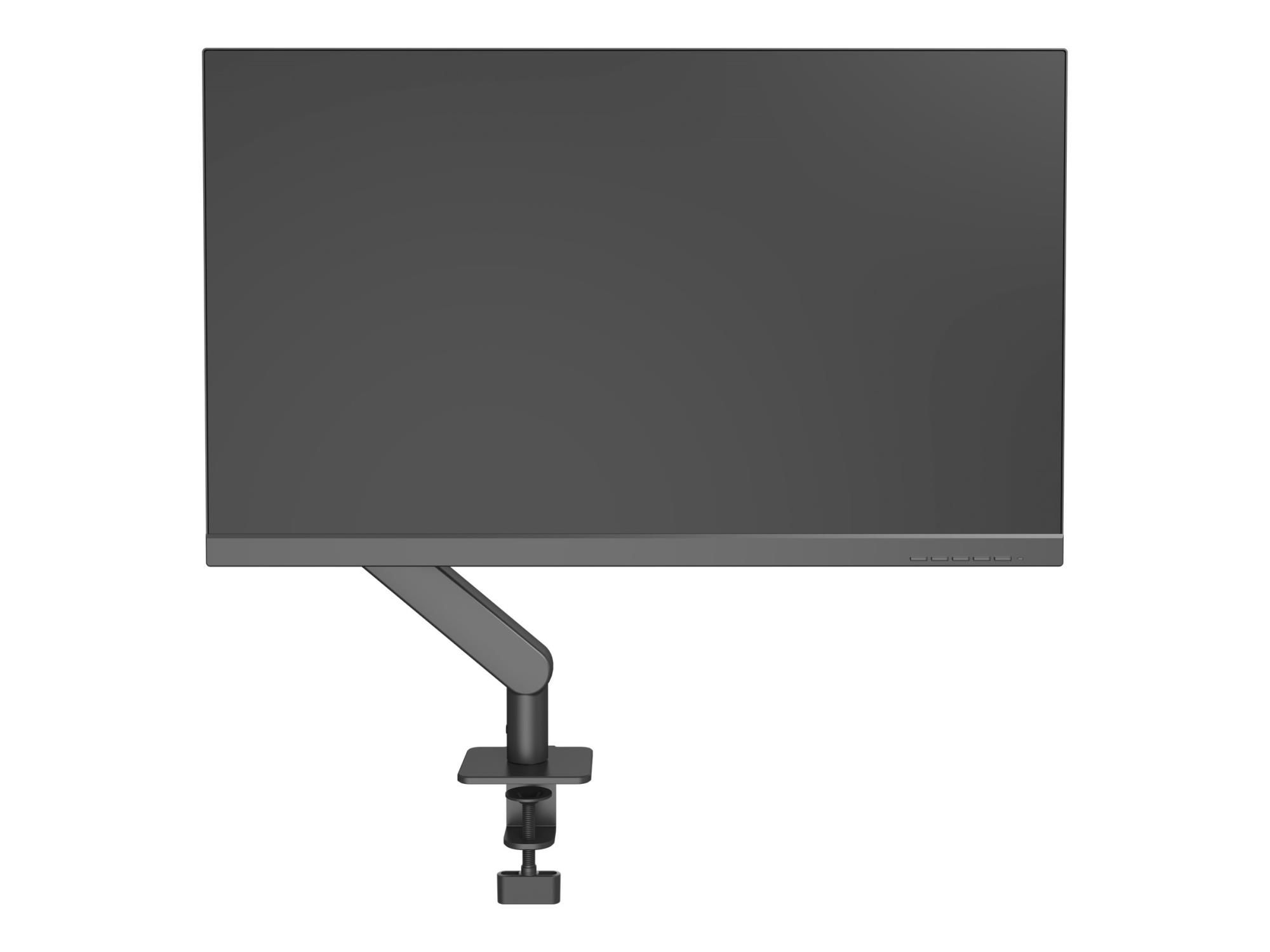 AOC AM400B - Befestigungskit (Monitorarm, Klemmmontagesockel, Tischplattenbohrung, Gasfeder) - einstellbarer Arm - für Flachbildschirm - Aluminiumlegierung - Schwarz - Bildschirmgröße: 43.18-86.36 cm (17"-34")