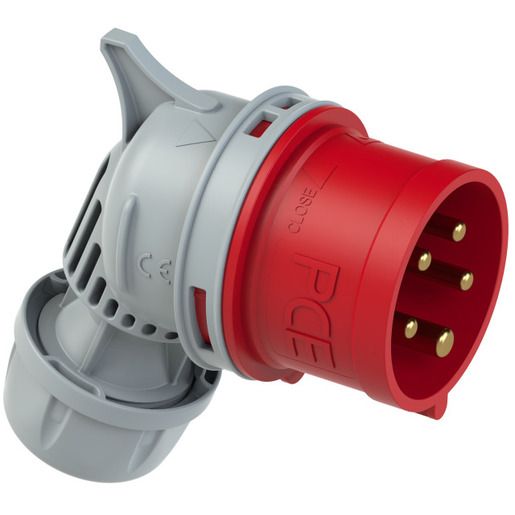 PCE CEE WINKELSTECKER 5P SCHRAUBL. / 8015-6TT 5P 16A 8015-6TT