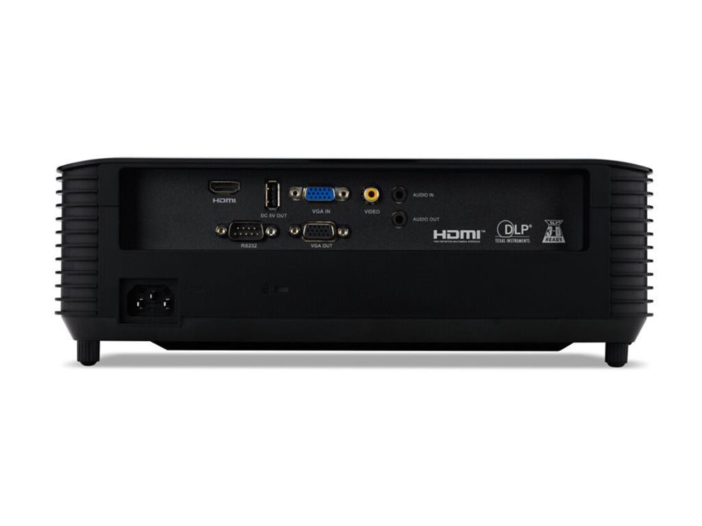 Acer X129H - DLP-Projektor - tragbar - 3D - 4800 ANSI-Lumen - XGA (1024 x 768)