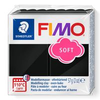STAEDTLER FIMO 8020 - Knetmasse - Schwarz - Erwachsene - 1 Stück(e) - 1 Farben - 110 °C