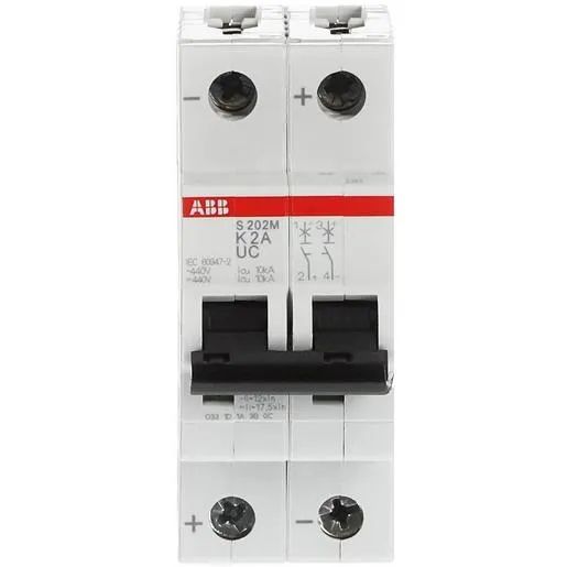 ABB AC/DC AUTOMAT S202M-K2UC / ABB S202M-K2UC 2CDS272061R0277