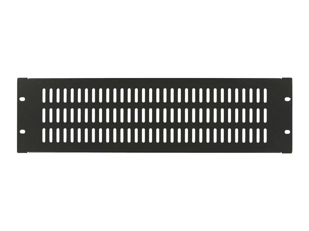 Lanview by Logon - Blindabdeckung - Schraubentyp, belüftet - Rack montierbar - Schwarz, RAL 9005 - 3U - 48.3 cm (19")