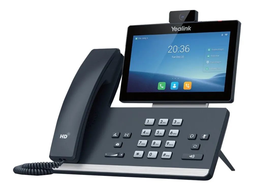 Yealink SIP-T58W - VoIP-Telefon - mit Bluetooth-Schnittstelle mit Rufnummernanzeige