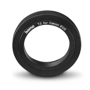 Hama Objektiv- Adapter mit T2 Anschluss für Canon EOS Kameras