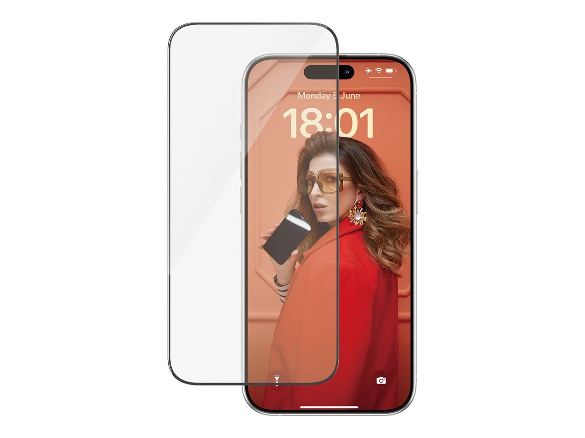 PanzerGlass Bildschirmschutz für Handy - ultrabreite Passform mit EasyAligner