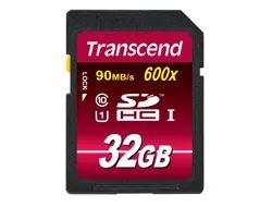 Transcend Flash-Speicherkarte - 32 GB - Class 10