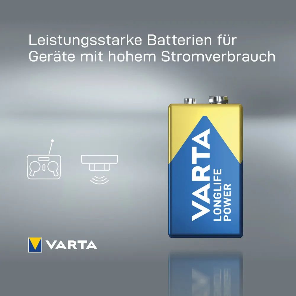 VARTA LONGLIFE Power 9V Blister 1