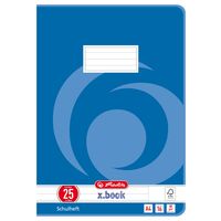 Herlitz 3322500 - Blau - 16 Blätter - Liniertes Papier - A4 - Klammerbindung - Papier